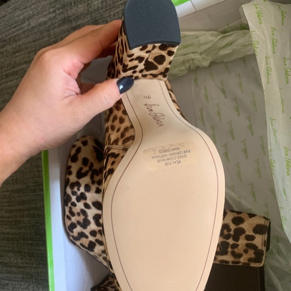 NIB Sam Edelman Case Chelsea Booties Leopard - Picture 8 of 10